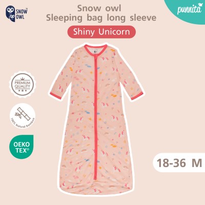 New Collection!! SNOW OWL Sleeping Bag ถุงนอนนุ่มๆ สำหรับเด็ก 18-36 M - Shiny Unicorn